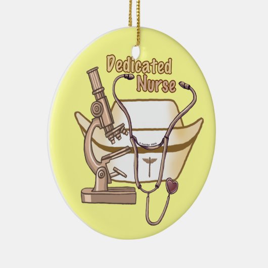 Nurse-Ornament Keramik Ornament (Rechts)