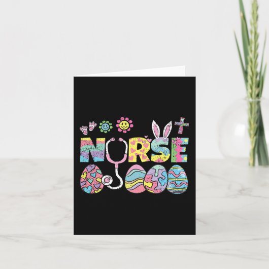 Nurse Ostereier Jagen Frühjahr Krankenpflege Rn Me Karte (Vorderseite)