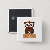Nurse Owl (ohne Bandaibe) Button (Vorne & Hinten)