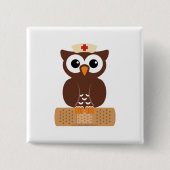 Nurse Owl (ohne Bandaibe) Button (Vorderseite)