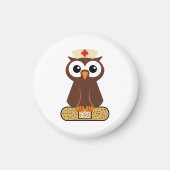 Nurse Owl (ohne Bandaibe) Magnet (Vorne)