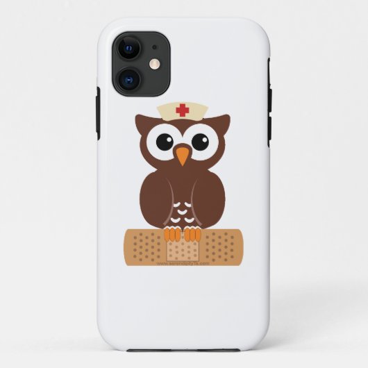 Nurse Owl (w/bandaid) Case-Mate iPhone Hülle (Rückseite)