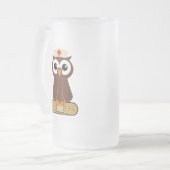 Nurse Owl (w/bandaid) Mattglas Bierglas (Vorderseite Links)