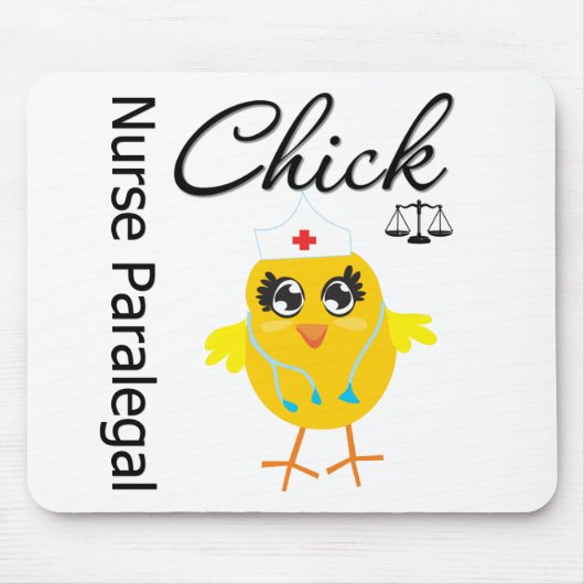 Nurse Paralegal Chick v1 Mousepad (Vorne)