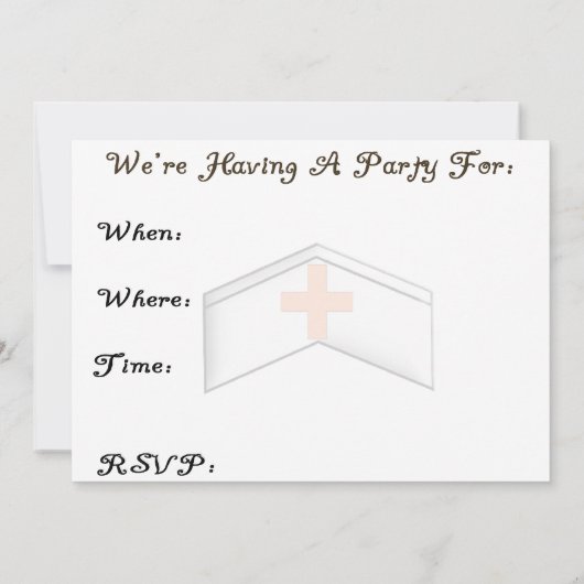 NURSE-Party Einladungen (Rückseite)