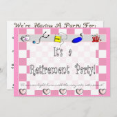 NURSE-Party Einladungen (Vorne/Hinten)