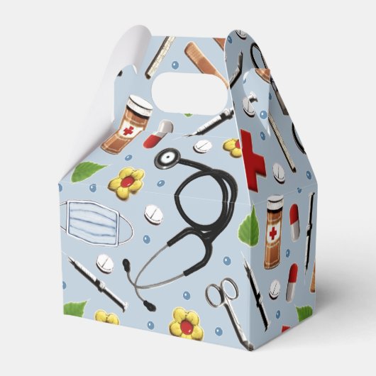 Nurse Party Favor Box Geschenkschachtel (Vorderseite)