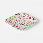 Nurse Party Pappteller (Gewinkelt)