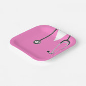 Nurse Party Pappteller (Gewinkelt)