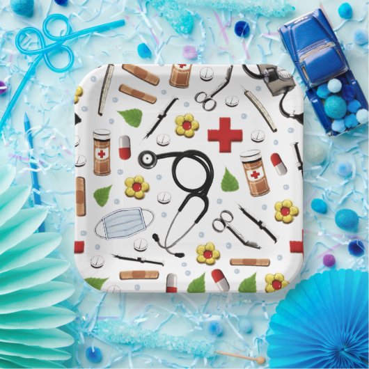 Nurse-Party Pappteller (Party)