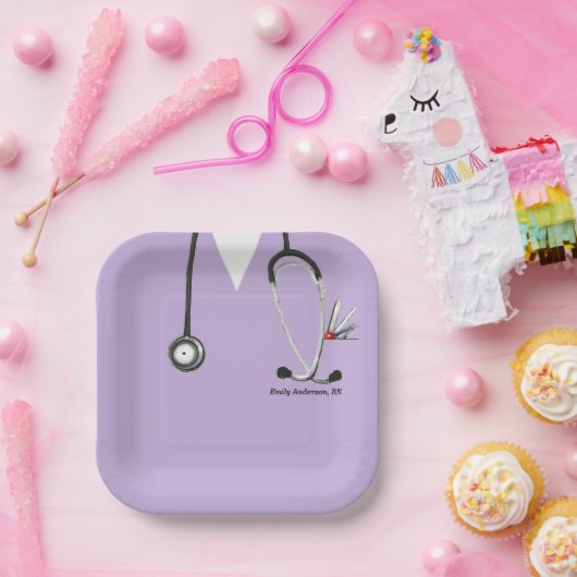 Nurse Party Pappteller (Party)