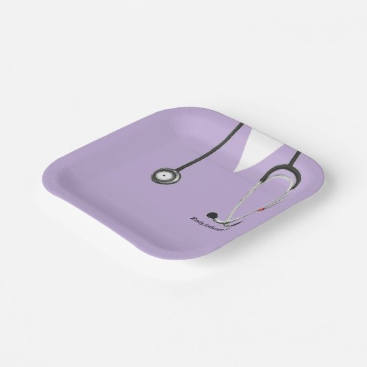 Nurse Party Pappteller (Gewinkelt)