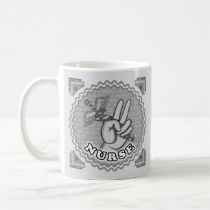 Nurse Peace Caduceus Tasse