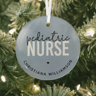 Nurse Peds Krankenpflege bei Kindern Ornament Aus Glas