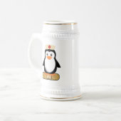 Nurse Penguin (ohne Bandaid) Bierglas (Vorderseite Links)