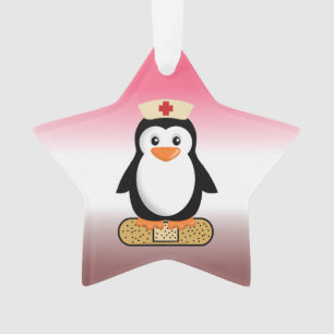 Nurse Penguin (ohne Bandaid) Ornament