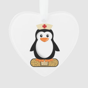 Nurse Penguin (ohne Bandaid) Ornament