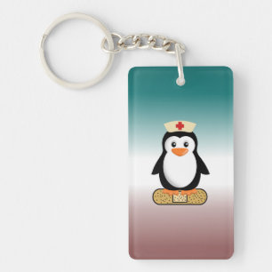 Nurse Penguin (ohne Bandaid) Schlüsselanhänger