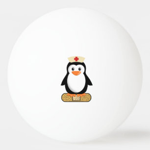 Nurse Penguin (ohne Bandaid) Tischtennisball