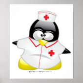 Nurse Penguin Poster (Vorne)