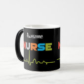 Nurse Phantastisch Fun Letters Black Tasse (Vorderseite Links)