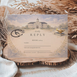 Nurse Pinning Ceremony Graduation RSVP Karte