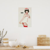 Nurse Pinup Poster (Küche)