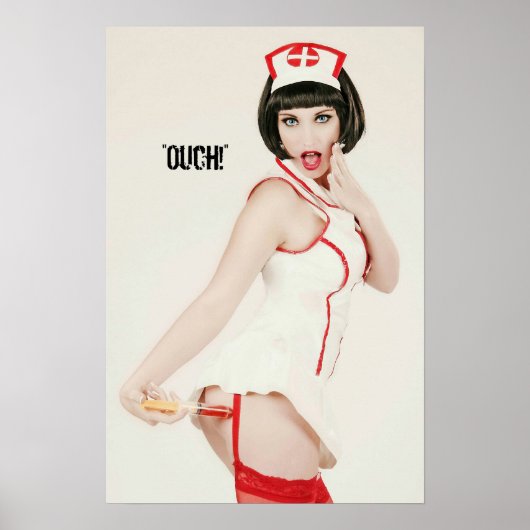Nurse Pinup Poster (Vorne)