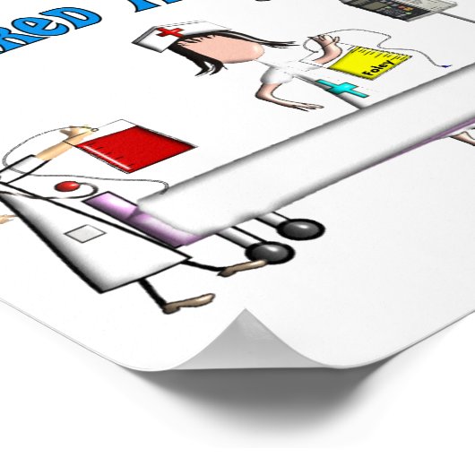 Nurse Poster (individuell einstellbar) (Ecke)