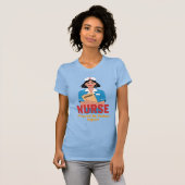 Nurse Powered by Coffee T-shirt (Vorne ganz)