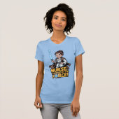 Nurse Powered by the Force  T-Shirt (Vorne ganz)