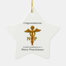 Nurse Practitioner Abschluss Herzlichen Glückwunsc Keramik Ornament