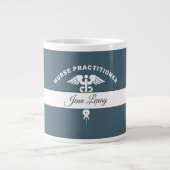 Nurse Practitioner Abschluss Script Personalisiert Jumbo-Tasse (Vorderseite)