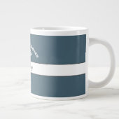 Nurse Practitioner Abschluss Script Personalisiert Jumbo-Tasse (Rechts)