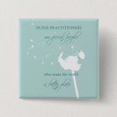 Nurse Practitioner Dandelion Button (Vorderseite)