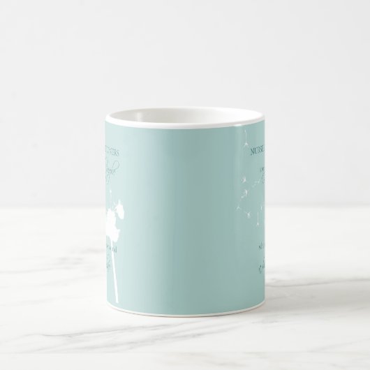 Nurse Practitioner Dandelion Kaffeetasse (Mittel)