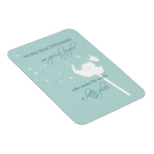 Nurse Practitioner Dandelion Magnet