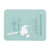 Nurse Practitioner Dandelion Magnet (Horizontal)