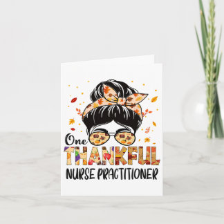 Nurse Practitioner Ein dankbarer Erntedank Fall Karte