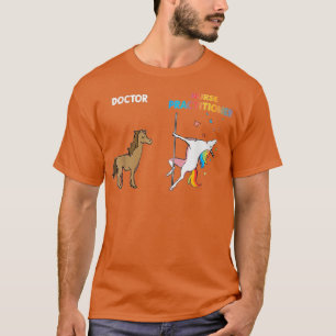 Nurse Practitioner Einhorn Tanzpfeiler Funny Unic T-Shirt