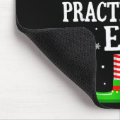 Nurse Practitioner Elf Funny Christmas Family Matc Mousepad (Ecke)