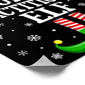 Nurse Practitioner Elf Funny Christmas Family Matc Poster (Ecke)