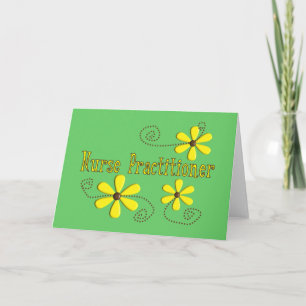 Nurse Practitioner gibt Geschenke Design Karte