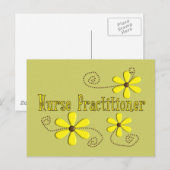 Nurse Practitioner gibt Geschenke Design Postkarte (Vorne/Hinten)