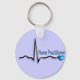 Nurse Practitioner gibt QRS Design Schlüsselanhänger