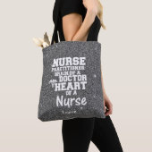 Nurse Practitioner Glitzer Funny Tasche (Von Nahem)