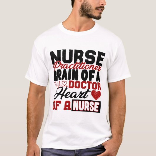 Nurse Practitioner Heart Shirt (Vorderseite)