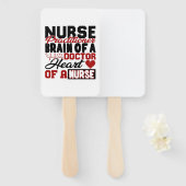 Nurse Practitioner Heart Shirt Fächer (Vorne und Hinten)