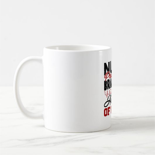 Nurse Practitioner Heart Shirt Kaffeetasse (Links)