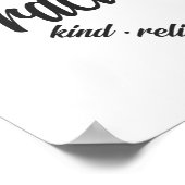 Nurse Practitioner Herz Word Cloud Poster (Ecke)